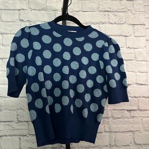 Kate Spade Polka Dot Crew Neck Sweater